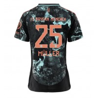 Maglia Calcio Bayern Munich Thomas Muller #25 Seconda Divisa Donna 2024-25 Manica Corta